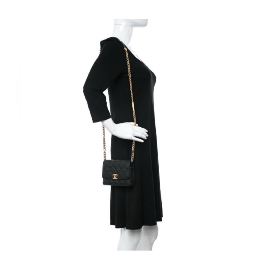 Chanel Caviar Quilted Mini Bracelet On Chain Flap - Picture 12 of 12